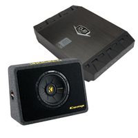 Kicker 40TCWS104 Truck Subwoofer box + Dub2100A 200 Watt Amp + Amp wire kit