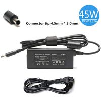 19.5V 2.31A AC Adapter/Battery Charger for Dell Inspiron 15 14 3551 3555 3558 Series XPS 11 12 13 L221X L321X Latitude 12 13 7202 3379 Vostro 14 15 Optiplex 3046 LA45NM140 HA45NM140 (3.0mm4.5mm