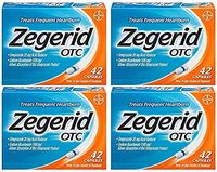 Zegerid OTC 24HR Complete Heartburn Relief, 42 Count (Pack of 4) 168 Capsules Total