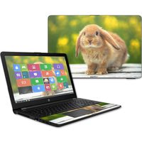 MightySkins Skin Compatible With HP 15t Laptop 15.6" (2017) - Rabbit | Protective, Durable, and Unique Vinyl Decal wrap cover | Easy To Apply, Remove, and Change Styles | Made in the USA