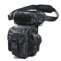 Antarctica Multifunctional Drop Leg Bag Tactical Military Thigh Hip for Motorcycling Hiking Traveling Fishing (Camouflage)