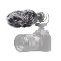 Pergear VideoMic Deadcat Windscreen - Outdoor Wind Cover Muff Mic Windshield Fur Filter for Deity D3, S-Mic 2S Microphone