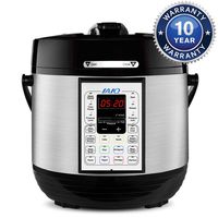 IAIQ Premium 6 Quart Pressure Cooker with 13-in-1 Cook Modes Including Slow Cooker and Manual Electric Pressure Cooker | Stainless Steel