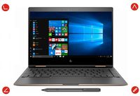 2018 Latest HP Spectre x360 13t Touchscreen Yoga Style 2-in-1 Windows 10 Pro Laptop & Tablet - Intel i7-8550U Quad Core, 13.3" 4K 3840x2160 IPS, 2TB NVMe SSD, 16GB DDR3L RAM, Thunderbolt 3, Dark Ash