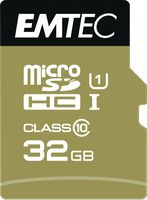 Emtec Microsdhc 32GB Class10 Gold +