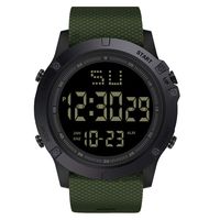 Sports Watch,Hot Sale! Fashion Men LED Digital Date Military Sport Rubber Quartz Watch Alarm Waterproof(Green)