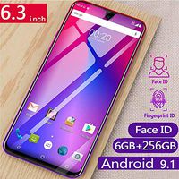 Esonbuy X23 6.2 inch Water Drop Screen Mobile Phone Eight-core Fingerprint Machine Gradient Blue