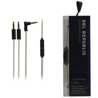 New SOL REPUBLIC 1307-12 White Tracks V8 V10 Ultra V12 ClearTalk Cable - New in Box