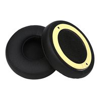 GBSELL 1 Pair Protein Leather Replacement Ear Pads for Monster Beats SOLO 2.0 (Black)