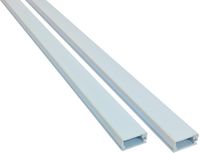 Electriduct Medium Latching Cable Raceway (500 Series) - 5 Feet - White | 2 Sticks (10 Feet Total)