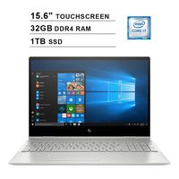 2019 HP Envy x360 15.6 Inch FHD Touchscreen Laptop (Intel Quad Core i5-8265U up to 3.9GHz, 32GB RAM, 1TB SSD, Intel UHD Graphics 620, Bluetooth, WiFi, HDMI, Windows 10)