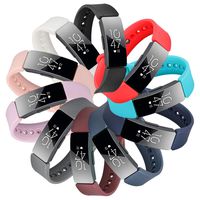 kiugi Bands Compatible with Fitbit Inspire/Inspire HR Sports Watch Band Strap Wristband Bracelet Replacement Accessory with Pins for Men Women 10 Pack Colorful Large Bands