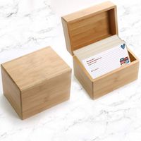 Natico Storage Recipe Box, Brown (100-19370)