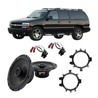 Compatible with Chevy Suburban 1995-2006 Front Door Replacement Harmony HA-R5 Speakers