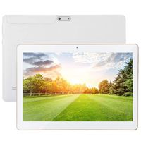 Yoidesu MY-KT6582 10-inch HD Android Tablet 1GB RAM 16GB ROM Support 128GB Expand Dual Camera Quad-Core Processor 3G WiFi Bluetooth GPS (White)