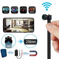 Spy Hidden Camera Nanny Cam - Portable Mini Wireless WiFi Covert Security Cameras for Indoor Outdoor, Home Office Drone or Car Video Recorder w/ 1080p HD Recording & Motion Detection