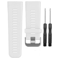 Band for Garmin VIVOACTIVE HR Watch, Soft Silicone Wristband Replacement Band for Garmin Vivoactive HR Sports GPS Watch (White)