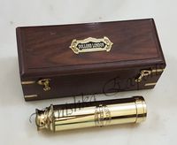 Nautical Telescope With Rosewood Box 12" Marine Brass Telescope Gift
