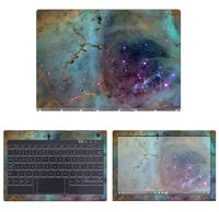 decalrus - Protective Decal Galaxy Skin Sticker for Lenovo Yoga Book C930 (10.8" Screen) case Cover wrap LEyogaBkC930-74