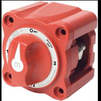 Blue Sea 6007 m-Series (Mini) Battery Switch Selector Four Position Red Consumer Electronics