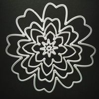 Scrapbook Metal Etching Die DIY Embossed Carbon Steel Art Flowers Cutting Dies