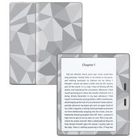 MightySkins Skin Compatible with Amazon Kindle Oasis 7" (9th Gen) - Gray Polygon | Protective, Durable, and Unique Vinyl Decal wrap Cover | Easy to Apply, Remove, and Change Styles | Made in The USA