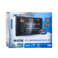 Soundstream VM-622HB Digital Media Receiver / 6.2", 2-DIN, with Bluetooth 4.0 & MHL Android PhoneLink, A2DP Wireless MP3 Audio Playback, Rear Audio/Video Input, Rear View Camera Input