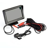 Backup Car Camera Rear View Screen Monitor System-Waterproof Night Vision 4.3" TFT LCD Monitor + HD CCD Backup Camera Kit