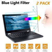 2 Pack 11.6 Inch Laptop Screen Protector, Anti Blue Light & Glare Filter Film Eye Protection Blue Light Blocking Screen Protector for 11.6" with 16:9 Aspect Ratio Laptop