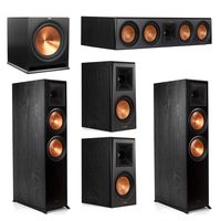 Klipsch 5.1 System with 2 RP-8000F Floorstanding Speakers, 1 Klipsch RP-504C Center Speaker, 2 Klipsch RP-500M Surround Speakers, 1 Klipsch R-115SW Subwoofer