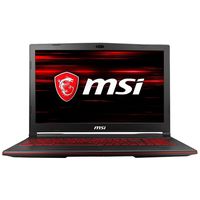 MSI GL63 8RD-221 Gaming Laptop, 15.6" Full HD Display, Intel Core i5-8300H 2.30GHz, 8GB DDR4, 256GB PCIe Solid State Drive, NVIDIA GTX 1050 Ti 4GB, 802.11ac, Bluetooth, Win10H