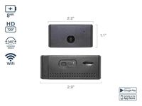 Camscura WiFi Wireless Hidden Camera - Top HD Security Surveillance with Text Alerts and Live Streaming