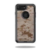 MightySkins Protective Vinyl Skin Decal Compatible with OtterBox Defender iPhone 7 Plus Case wrap Cover Sticker Skins Desert Camo