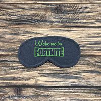 Wake Me For Sleep Mask, Sleeping Mask Embroidery Design, Jersey Sleeping Mask for Gamer, Video Game Sleep Mask, Video Game Gift, Travel Sleep Mask, Sleep Mask for Men, Boy Game Gift so89