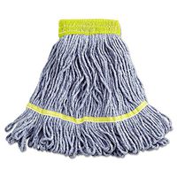 Boardwalk 501BL Super Loop Wet Mop Heads, Cotton/Synthetic, Small Size, Blue (Case of 12)