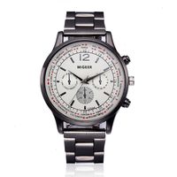 New Watches TodaiesNew!2018 Fashion Men Crystal Stainless Steel Analog Quartz Wrist Watch Bracelet (E)