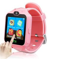 YIHOO Kids Smart Phone Watch for Girls Boys Children 2 Way Call 1.4'' HD Touch Screen Camera Game Digital Gizmo Learning Cellphone Wrist Watch for Birthday Holiday Cool Toys Smartwatches Gifts (Pink)