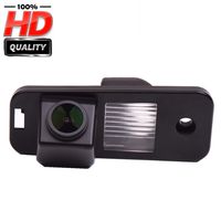 Rear Reversing Backup Camera Rearview License Plate Camera Night Vision Ip68 Waterproof for Hyundai Grand Santa Fe 2013~2016