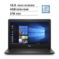 2019 Newest Premium Dell Inspiron 14 3000 Laptop (Intel Core i3-8145U up to 3.9GHz, 4GB DDR4 RAM, 2TB HDD, Intel UHD 620, WiFi, Bluetooth, HDMI, Windows 10 Home, Black)