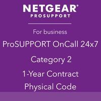NETGEAR ProSUPPORT, 1-Year 24x7 On Call Support, Category 2 (PMB0312P)