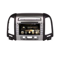 Effort GPS Navigation Android 8.0 Car Stereo CD DVD Player in Dash Radio with 7" LCD Bluetooth Multimedia System for Hyundai Santa FE 2006-2012 Support Audio&Video Format/wifi/3G/Rear View Camera