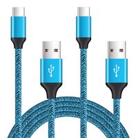 USB C Fast Charging Cable Replacement for Samsung Galaxy Note 10 A50 A20 10e 10 S10 S10e Plus A80 A70 A10E, LG Stylo 5/4, Moto Z4 G7 Power, Google Pixel 3a, AndHot 2Pack Type C Phone Charger Cord 6ft