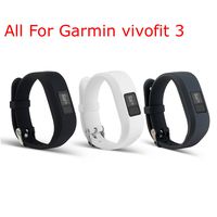 I-SMILE Replacement Wristband with Secure Clasps for Garmin Vivofit 3 Only(No Tracker, Replacement Bands Only)
