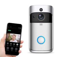 Eadear Home Wireless Remote Monitoring Real-Time Two-Way Talk Video Doorbell Remote Home Monitoring Systems