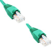 Ultra Spec Cables Pack of 2 - Green 1FT Cat6 Ethernet Network Cable LAN Internet Patch Cord RJ45 Gigabit