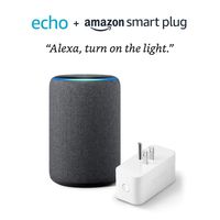 All-new Echo (3rd Gen) bundle with Amazon Smart Plug - Charcoal