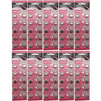 SUNCOM 10 Packs AG10 Alkaline 1.5V Button Cell Battery Single Use LR1130 LR54 SR1130 SR1130W Watch Toys Remotes Cameras by SUNCOM