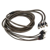 Wet Sounds Inc Wet Sounds 4 Meter 4 Channel Quad Shielded Rca Cable W/high