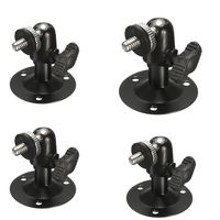 Bullet Camera Bracket Mount Pack of 4 Metal Outdoor/indoor Use Security Housing Bracket for CCTV Suvellicance System