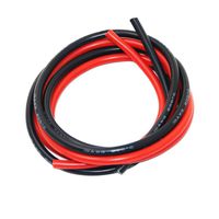 BNTECHGO 10 Gauge Silicone Wire 5 ft red and 5 ft Black Flexible 10 AWG Stranded Copper Wire